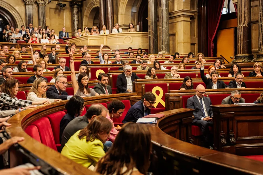 Moment de la votació de la llei