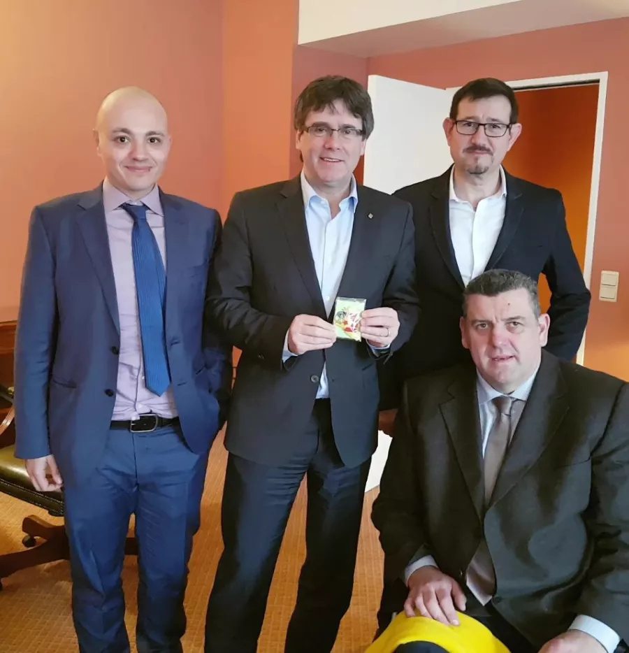 Trobada amb el president Carles Puigdemont a Brussel·les