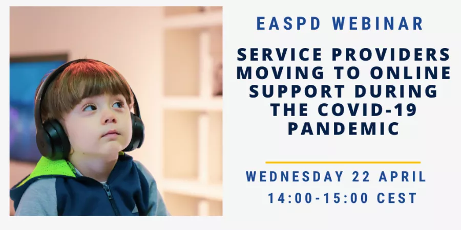 Seminari web de l'EASPD sobre el suports en línia per a les persones amb discapacitat