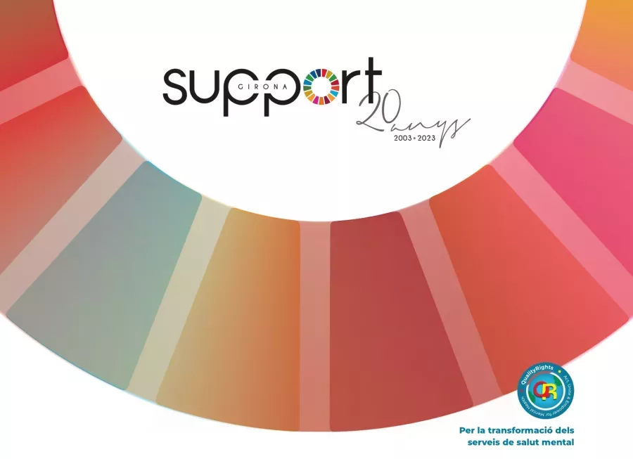 Imatge de campanya dels 20 anys de la Fundació Support-Girona