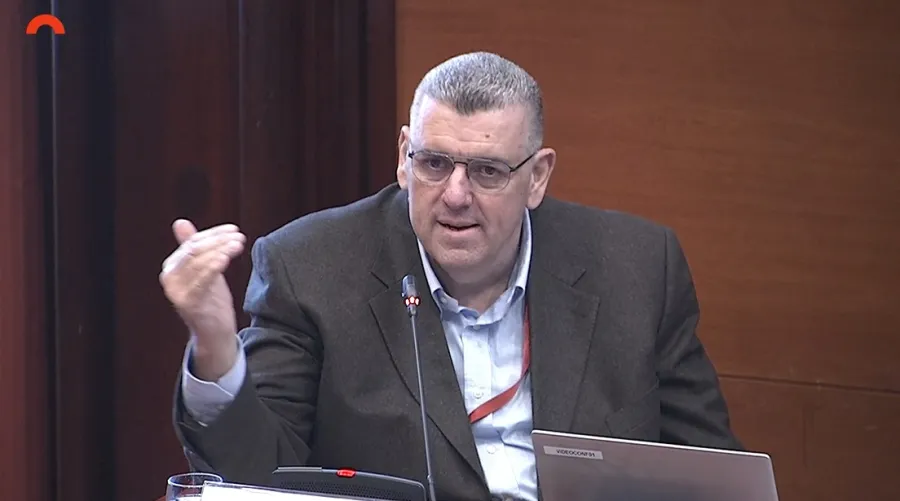 Josep Maria Solé durant la seva intervenció