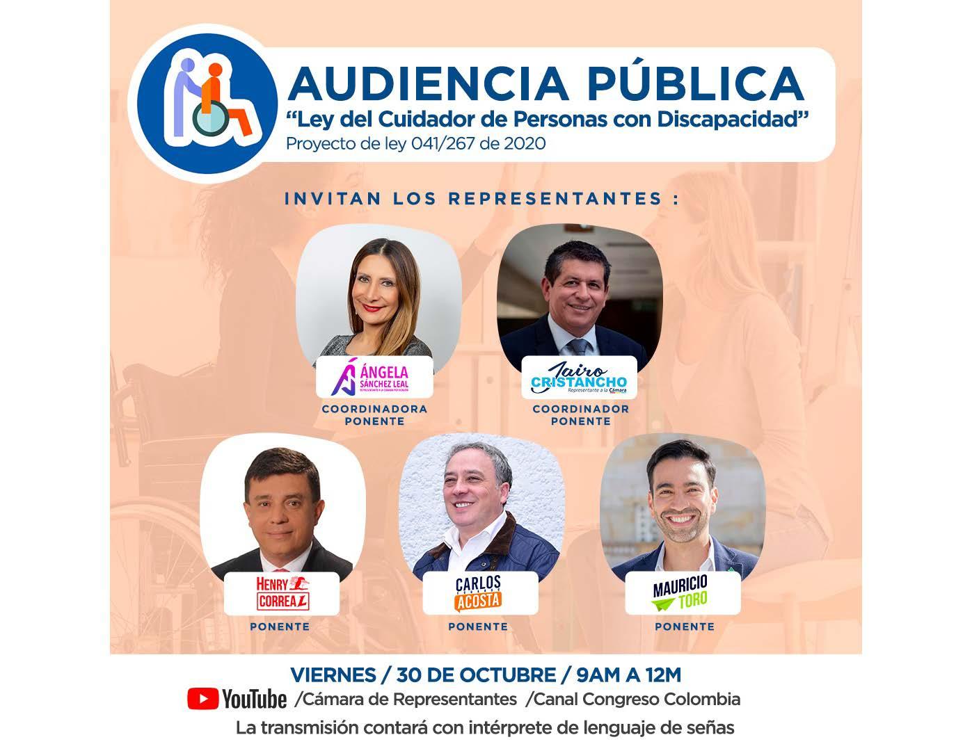 El director de Support-Girona intervé en el Congrés de Colòmbia en l'audiència pública: "Llei del cuidador de persones amb discapacitat"