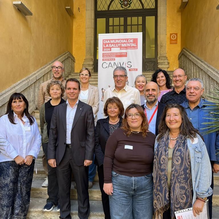 Foto de grup a les escales