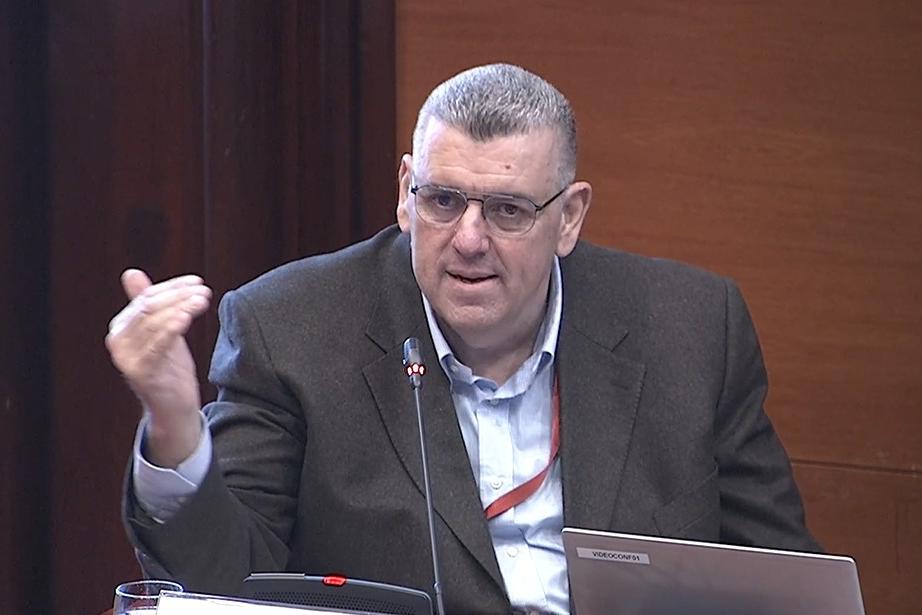 Josep Maria Solé durant la seva intervenció